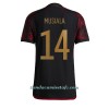 Camiseta de fútbol Alemania Jamal Musiala 14 Segunda Equipación Mundial 2022 - Hombre